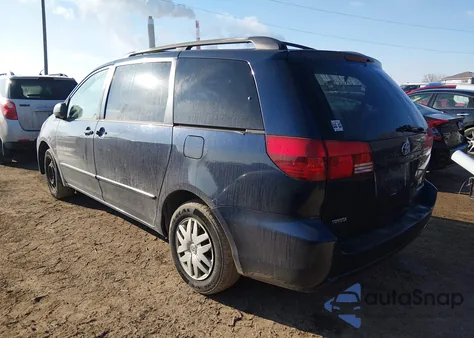 2005 Toyota Sienna Le из США, поврежденный, VIN 5TDZA23C75S372476